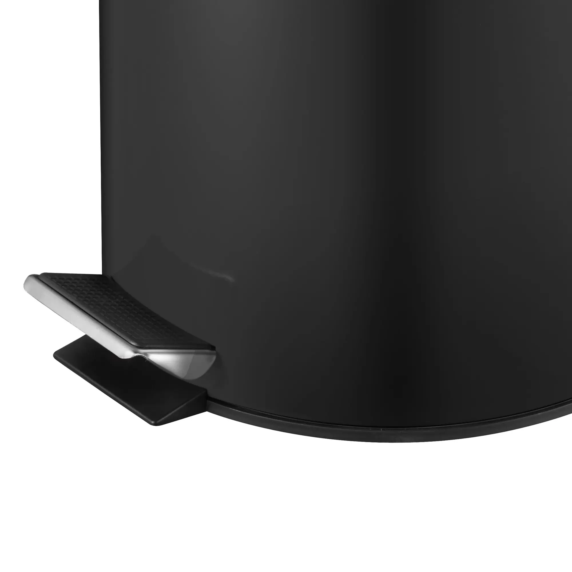 V-Part Tretabfalleimer 20 Liter in Schwarz mit rutschfestem Fußpedal und herausnehmbarem Inneneimer, Hersteller V-Part