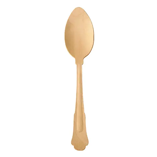 PAPSTAR Löffel, Holz "pure" 19,5 cm "Vintage", stabiler geschmacksneutraler Holzlöffel im Vintage Design für Speisen und Desserts, 10 x 50 Stück, Art.-Nr. 88140