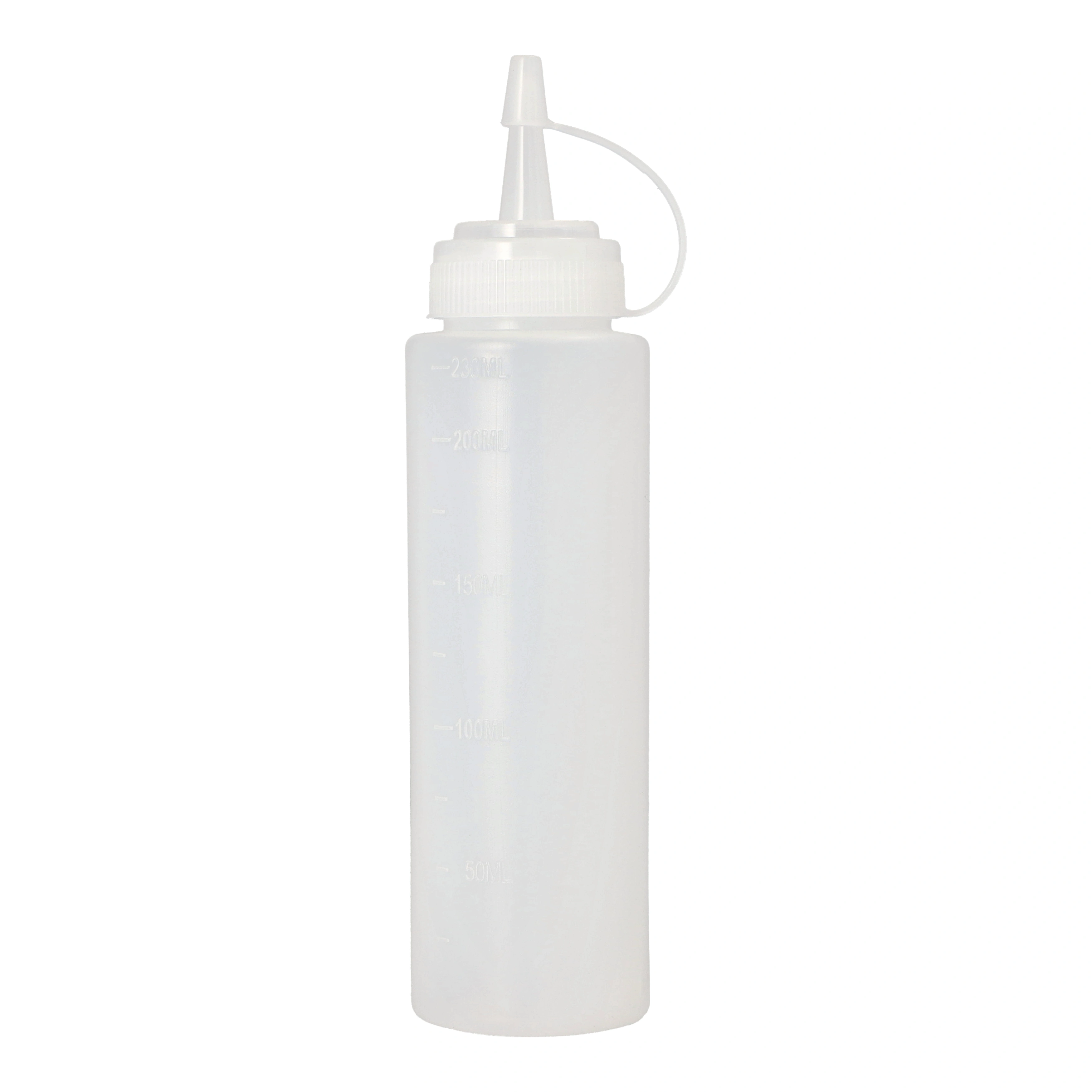 Starpak Quetschflaschen LDPE (virgin) 230 ml Ø 4,5 cm, 18,5 cm transparent, 6 x 2 Stück