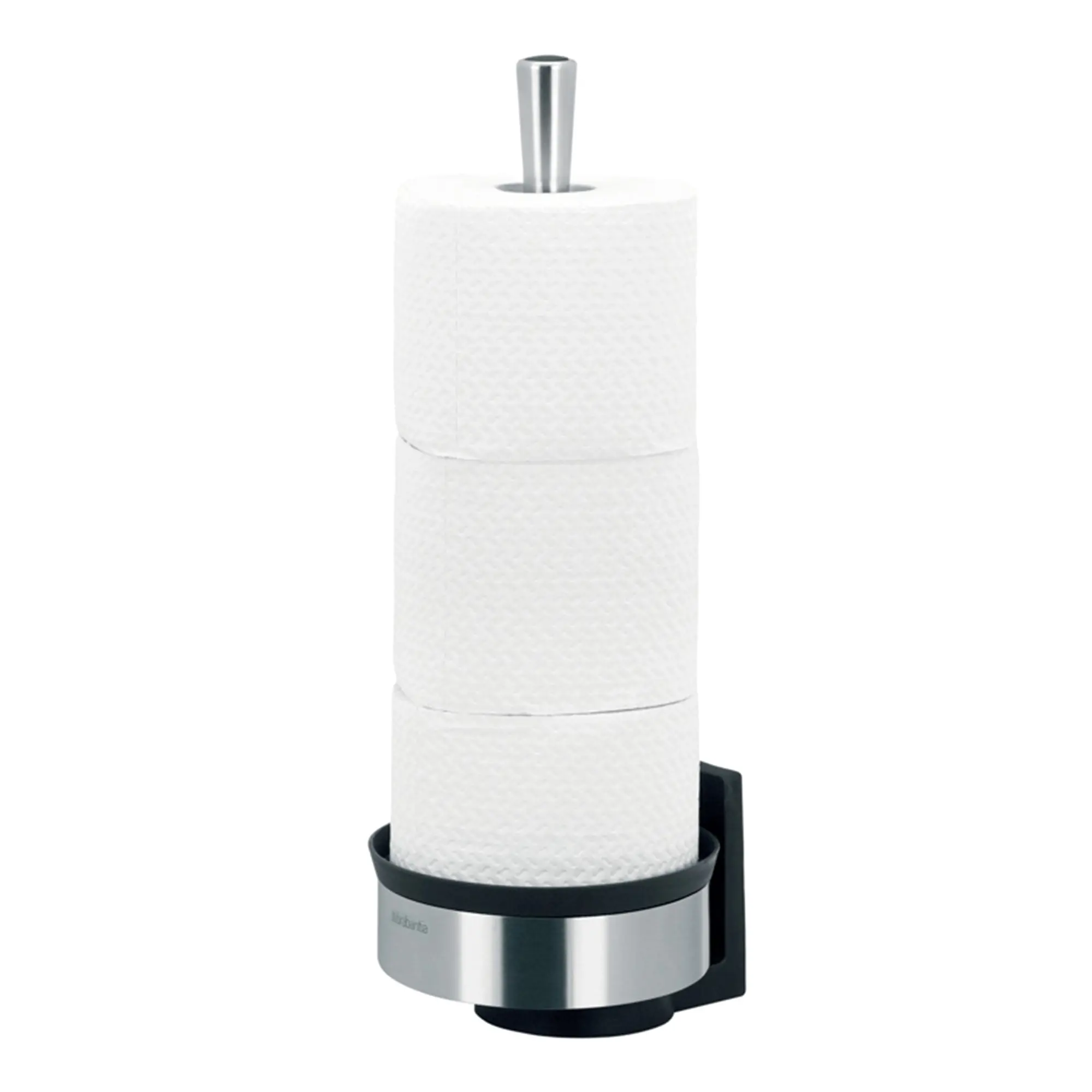 Brabantia Edelstahl Toilettenpapier-Ersatzrollenhalter für 3 Kleinrollen