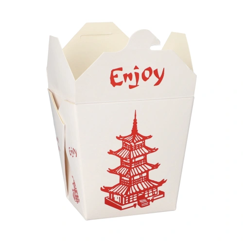 Starpak Snackboxen "ASIA" eckig 770 ml 10,3 cm x 8 cm x 6,6 cm "Temple", 10 x 50 Stück