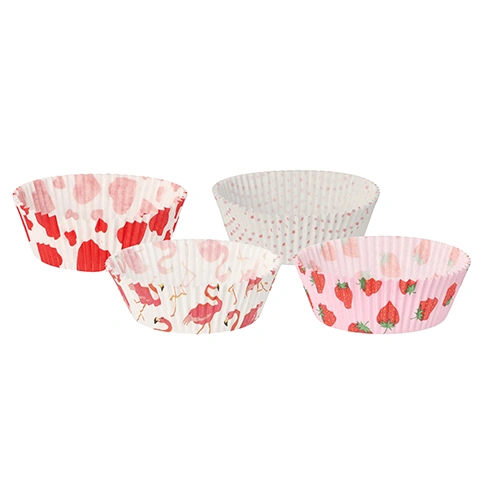 PAPSTAR Backförmchen Ø 5 cm, 2,5 cm 4 Motive sortiert, 24 x 60 Stück