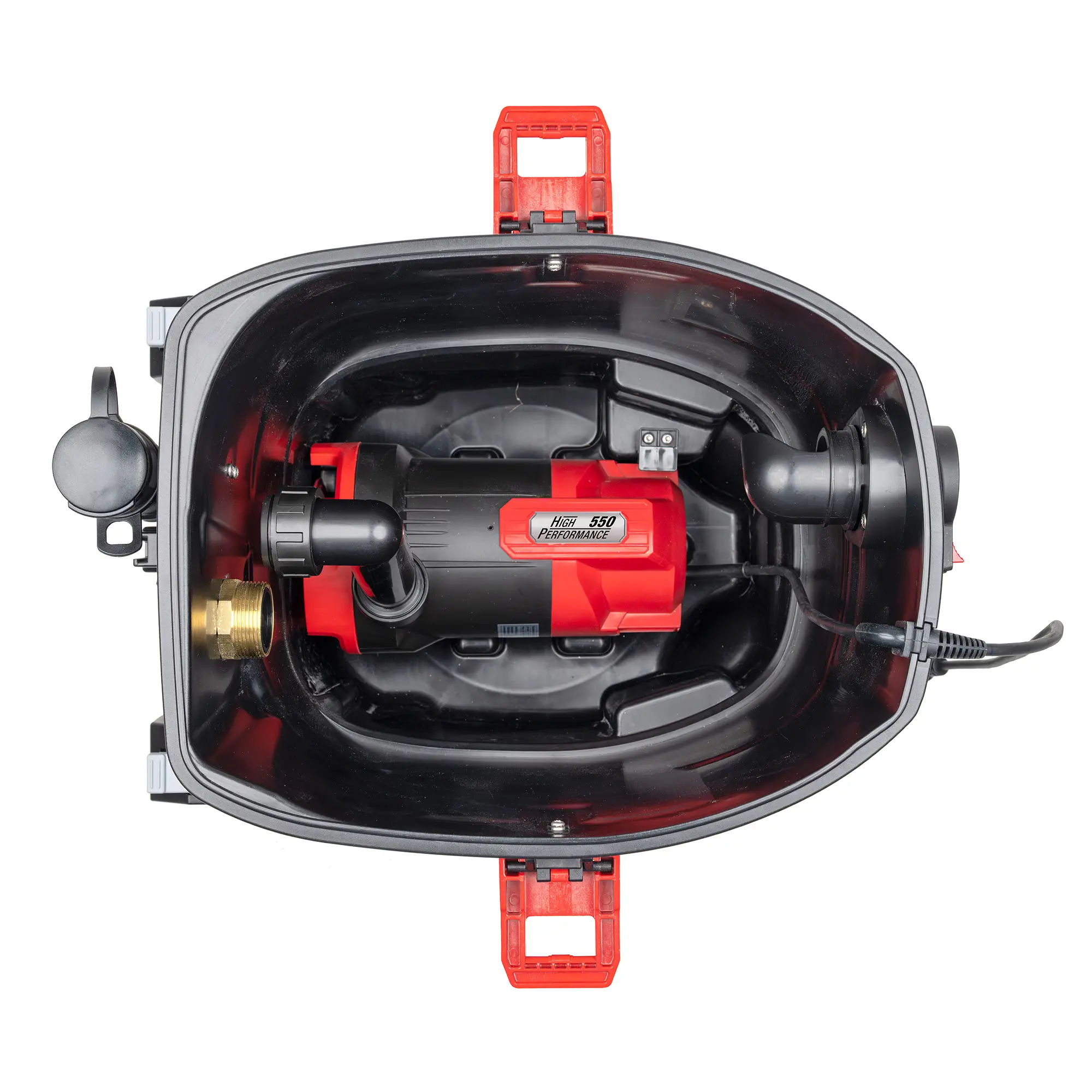 Sprintus HydroX Works Pumpsauger mit integrierter Schmutzwasserpumpe zum Abpumpen großer Wassermengen bei Hochwasser und Wasserschäden, Hersteller Sprintus