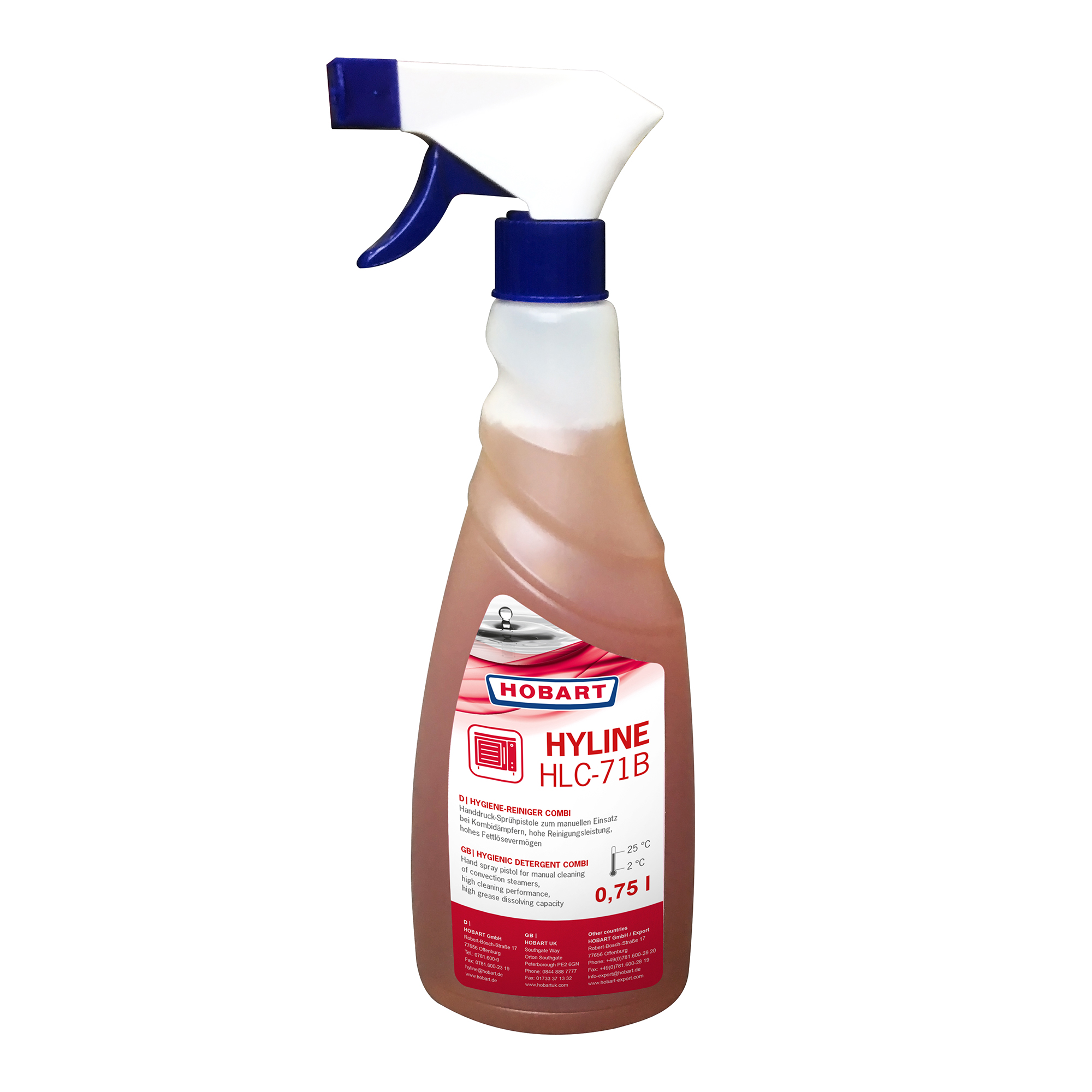 HOBART Hyline Hygiene-Reiniger COMBI HLC-71B  für Heißluftdämpfer Spray