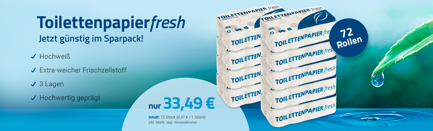 Toilettenpapier im Angebot