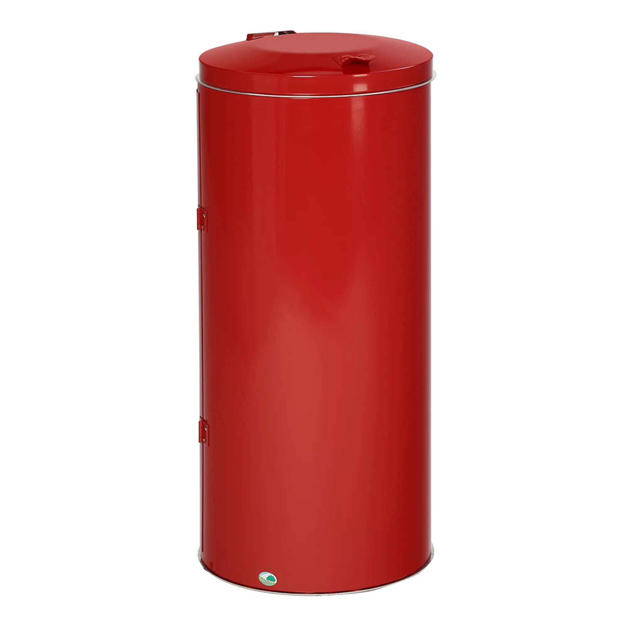 VAR Abfallsammler Metall, Kompakt-Doppeltür, 150 Liter rot 1062_1
