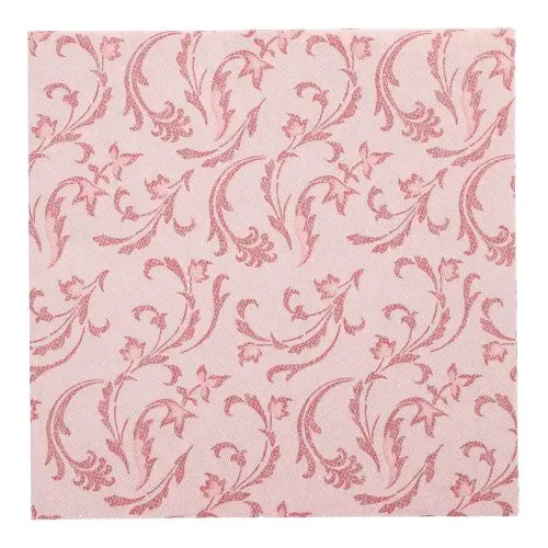 PAPSTAR Servietten "ROYAL Collection" 1/4-Falz 40 x 40 cm bordeaux "Damascato" aus stoffähnlichem Premium-Tissue mit elegantem Damast-Muster für festliche Tischdekorationen, Artikel 37208