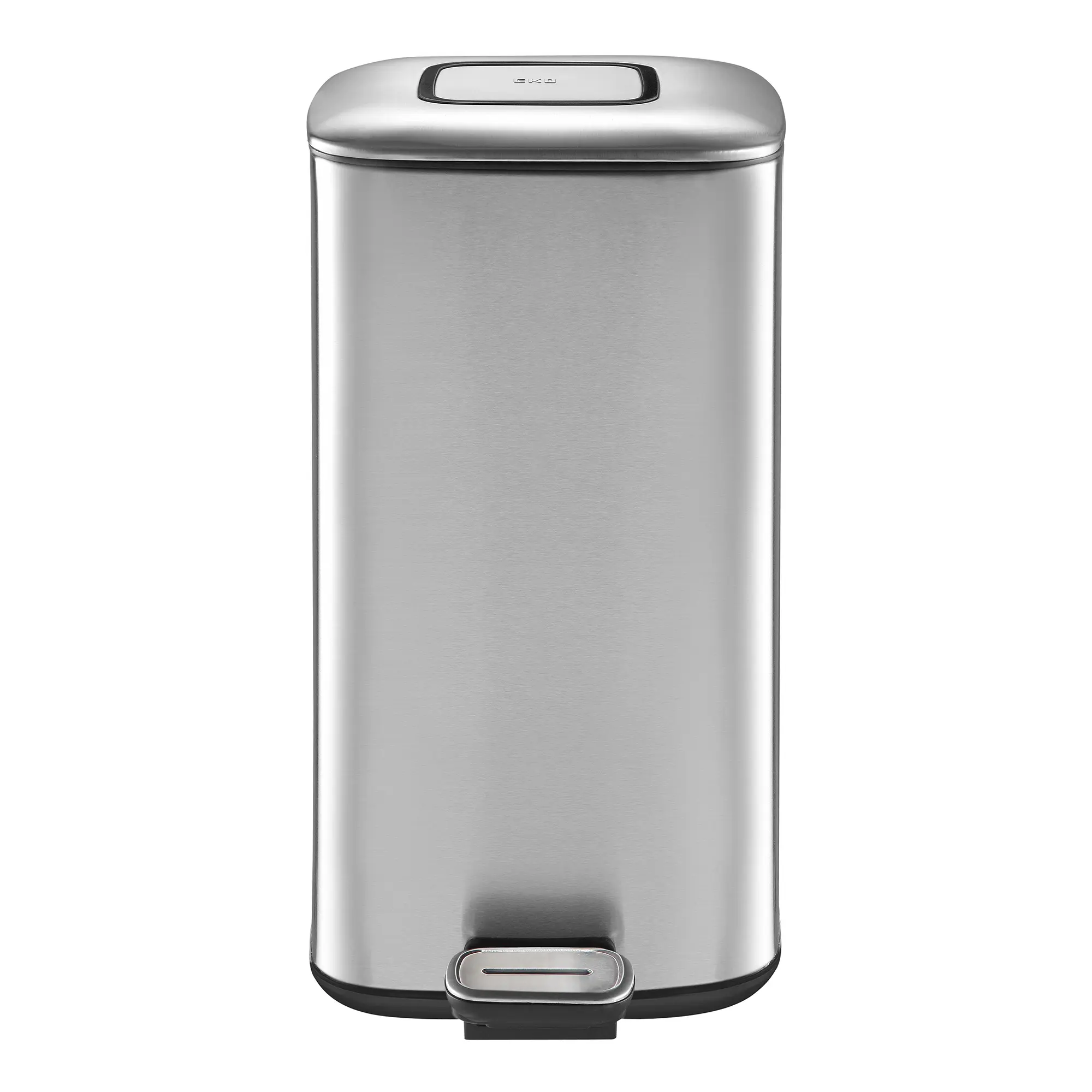 EKO Step Bin Regent Tretabfallbehälter 32 Liter aus Edelstahl mit Pedal, Soft-Close-Deckel und Desodorierungsfach, Artikelnummer 810179