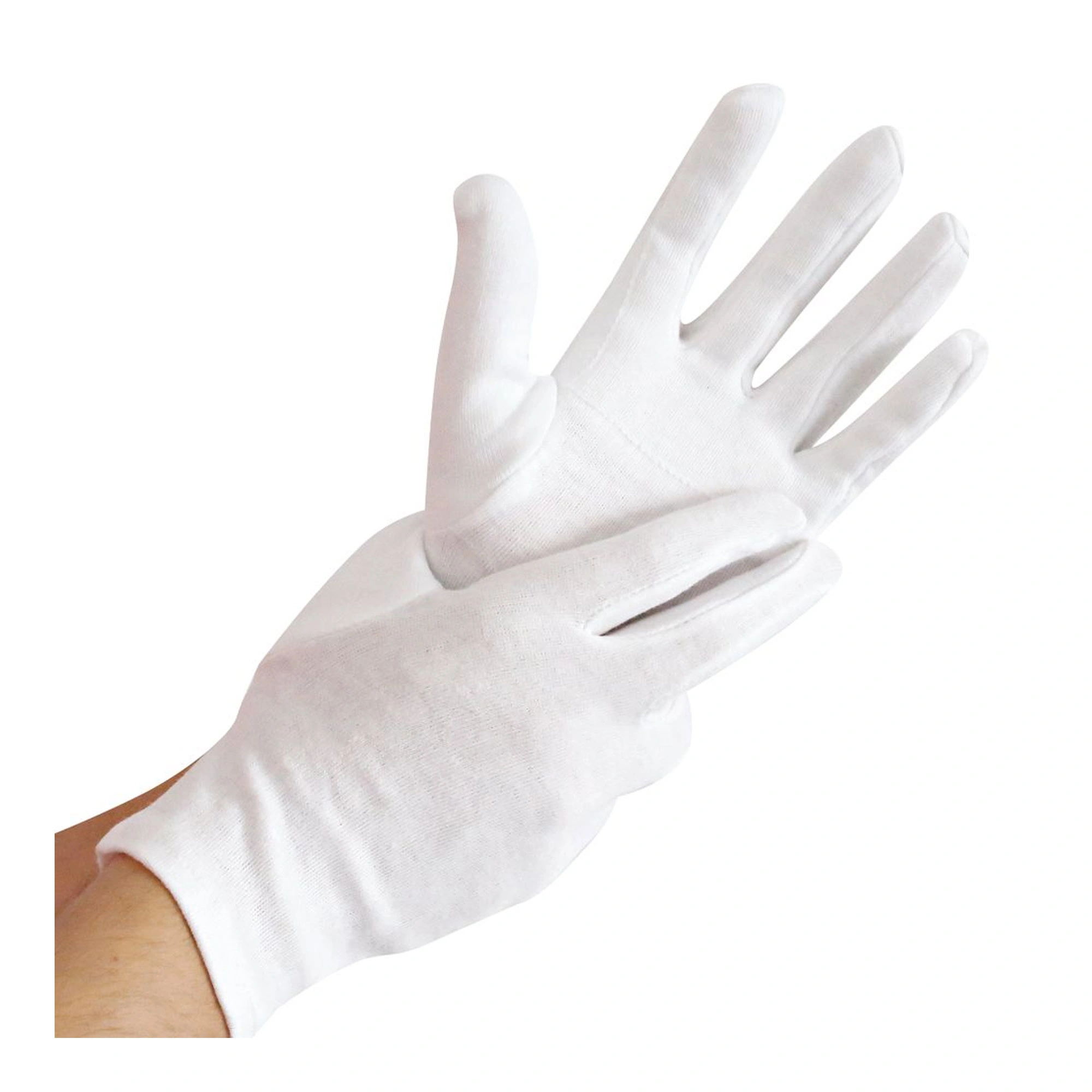 Hygostar Blanc Doubled Baumwollhandschuhe weiß, VE 300 Paar