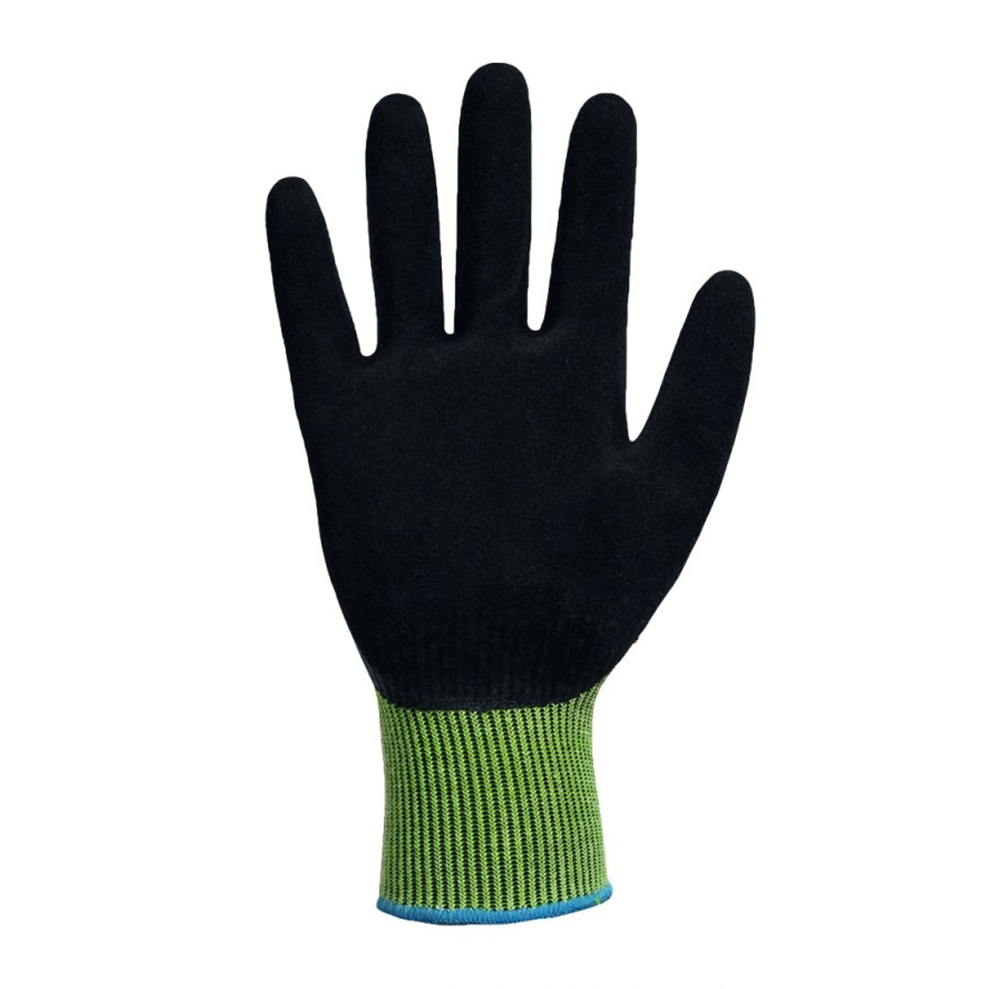Optiflex Multi Season 0235 Feinstrickhandschuhe mit Latex-Beschichtung grün/schwarz, VE 120 Paar