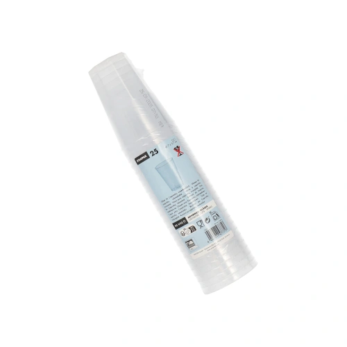 Starpak Mehrweg-Gläser für Caipirinha PP 0,2 l Ø 7 cm, 9,7 cm transluzent, 20 x 25 Stück