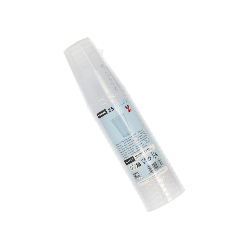 Starpak Mehrweg-Gläser für Caipirinha PP 0,2 l Ø 7 cm, 9,7 cm transluzent, 20 x 25 Stück