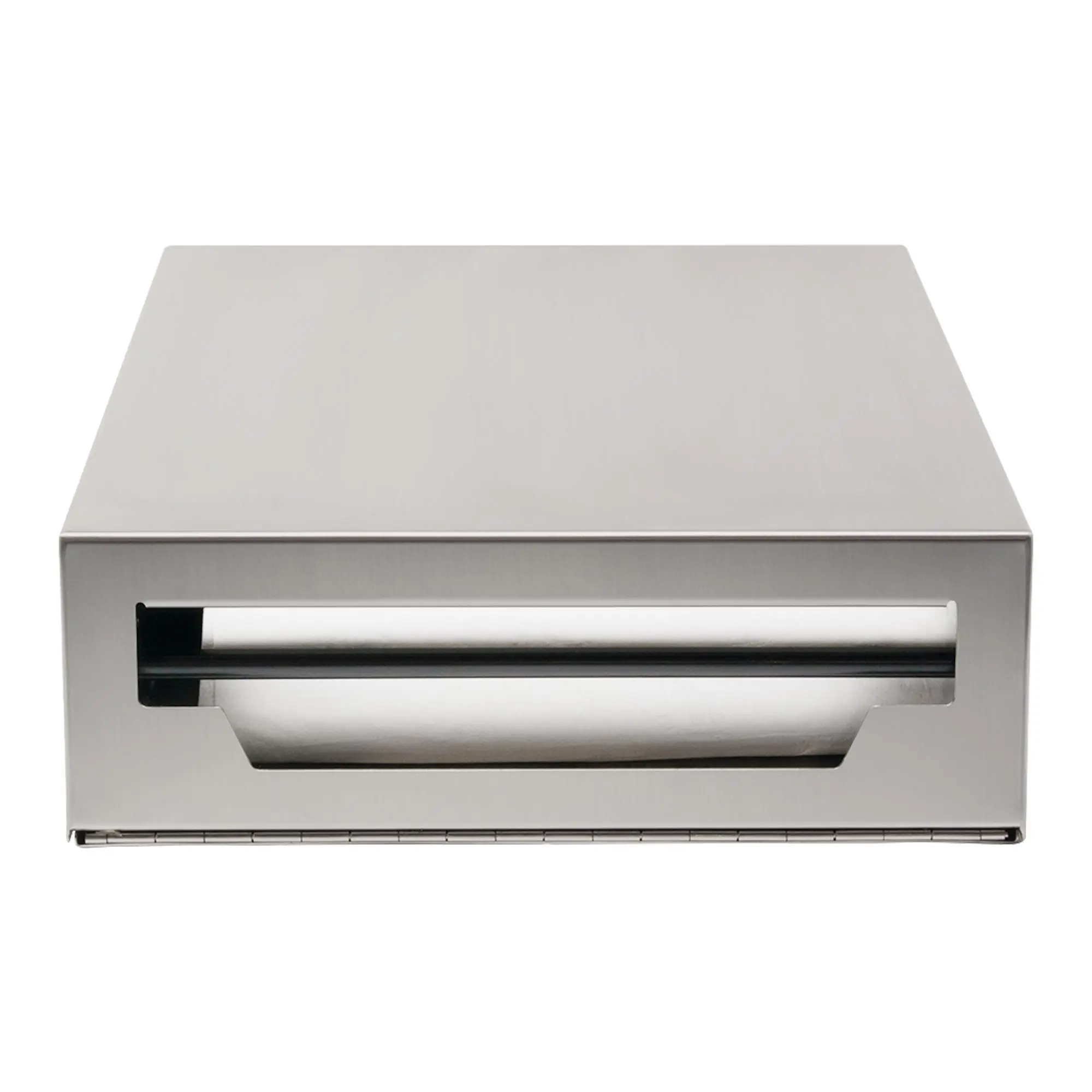 Bobrick B-9262 Fino Collection Papierhandtuchspender aus Edelstahl, flacher Wandspender für C-Falz und Multifold Papierhandtücher, Artikelnummer B-9262