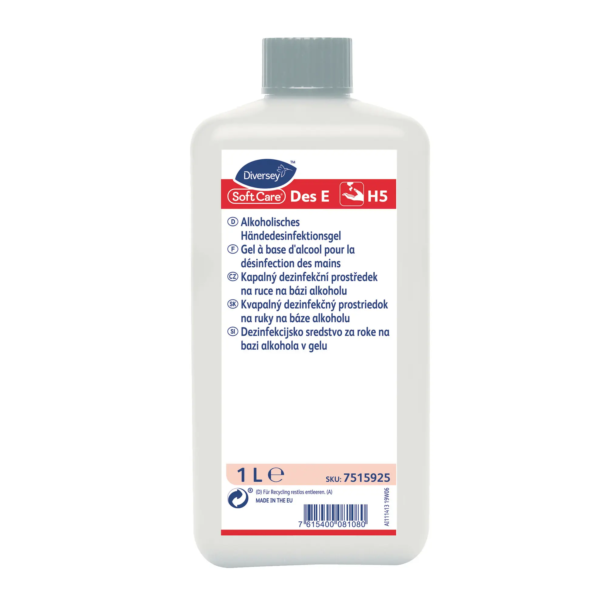 Soft Care H5 Des E Desinfektionsgel  1 Liter Euro-Flasche 7515925_1