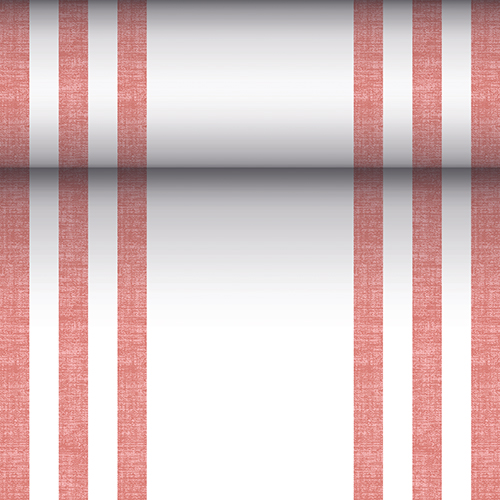 PAPSTAR Tischläufer, stoffähnlich, PV-Tissue Mix "ROYAL Collection" 24 m x 40 cm bordeaux "Lines"