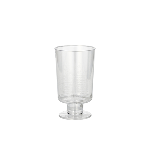 Starpak 10 Stiel-Gläser für Weisswein, PS 0,1 l Ø 5,1 cm, 8,5 cm glasklar einteilig