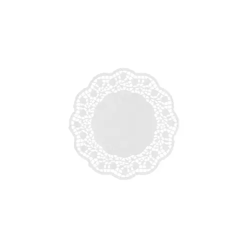 PAPSTAR 250 Teller- und Tassendeckchen rund Ø 12 cm weiß