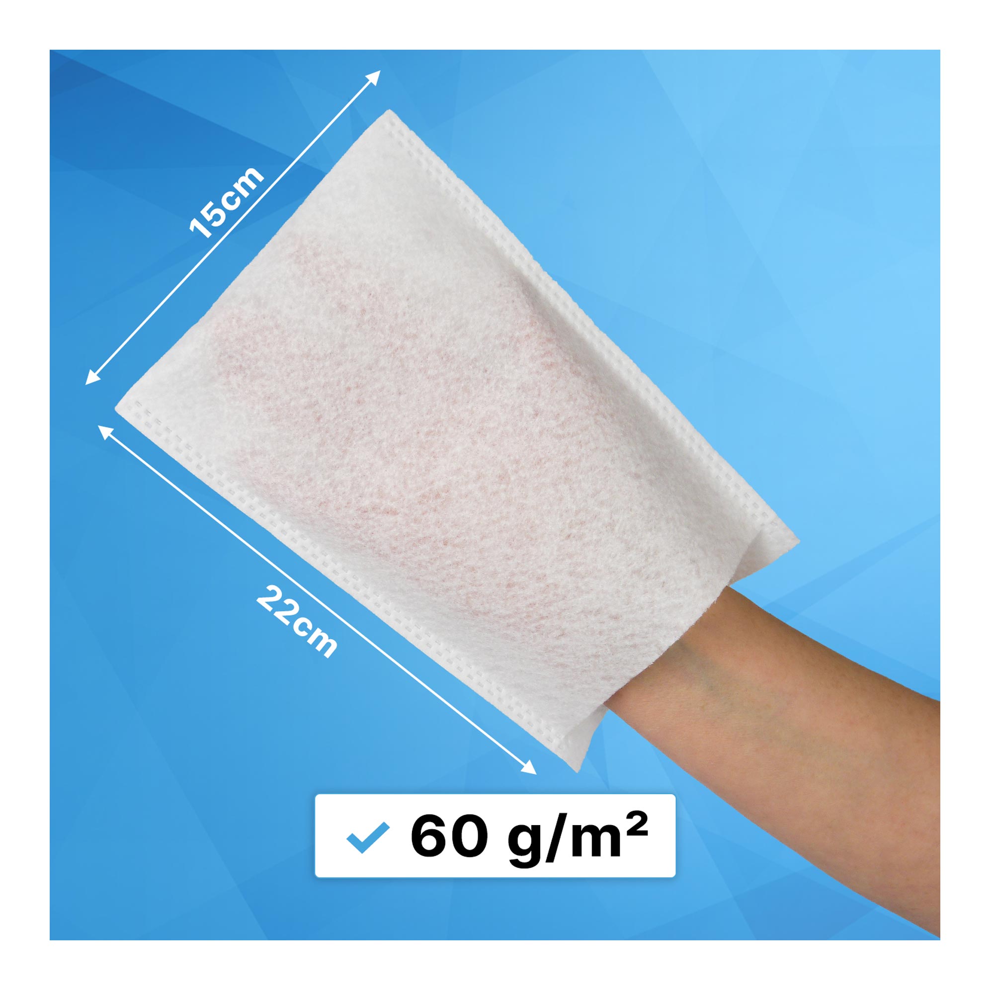 ARNOMED Einmalwaschhandschuhe Molton