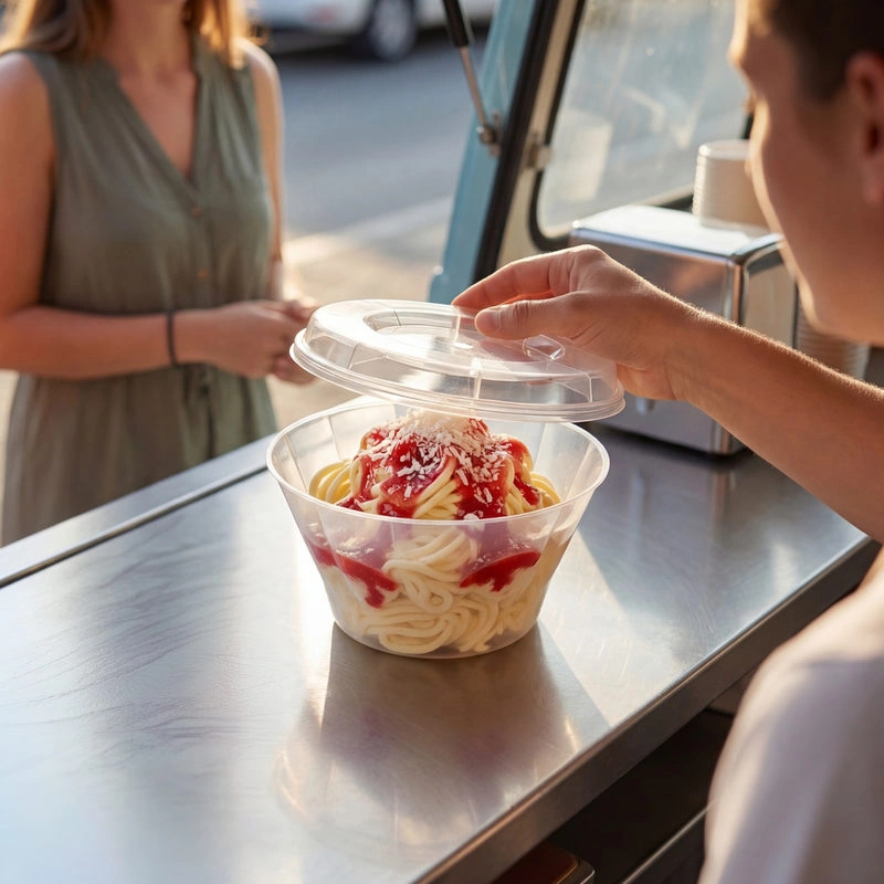Starpak Mehrweg-Eis- und Dessertschalen rund 300 ml Ø 11 cm, 6,5 cm transparent, 8 x 50 Stück