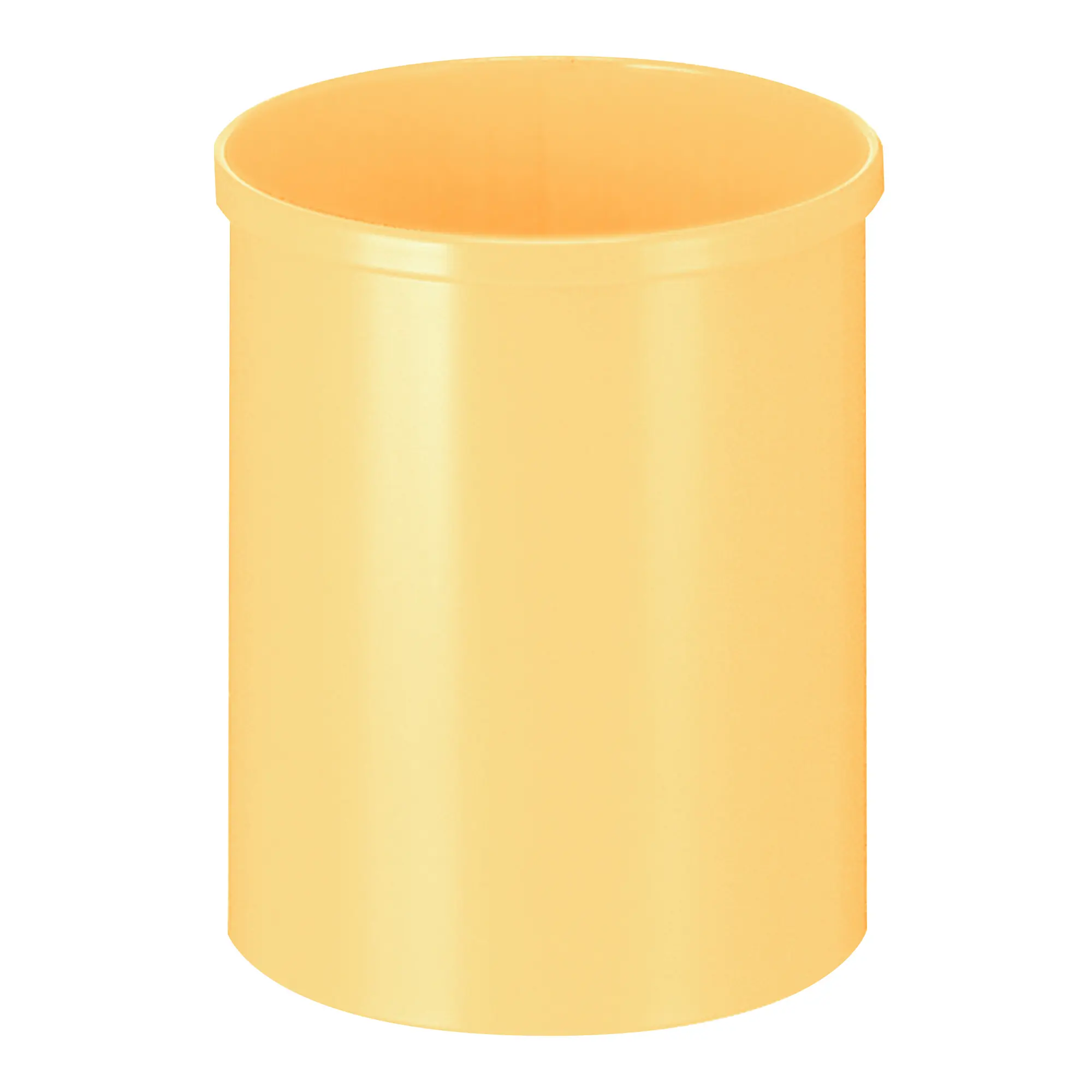 V-Part Runder Papierkorb Metall 15 Liter gelb 31014507_1