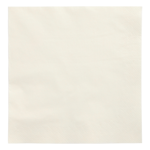 PAPSTAR Servietten, 3-lagig 1/4-Falz 40 cm x 40 cm creme, 4 x 250 Stück