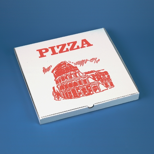 Starpak 100 Pizzakartons eckig 30 cm x 30 cm x 3 cm