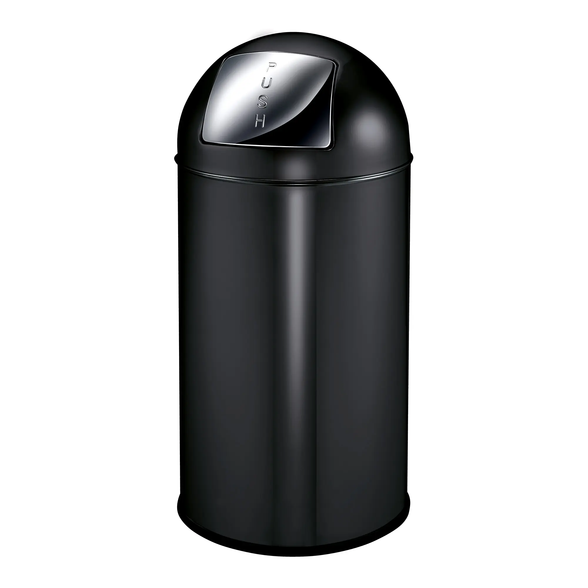 EKO Pushcan Abfallbehälter 40 Liter matt schwarz 31012701_1
