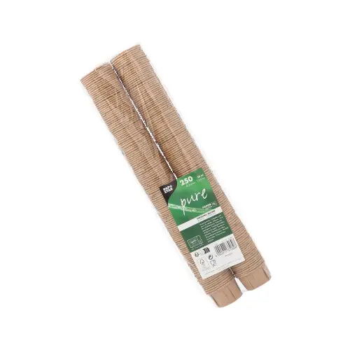 PAPSTAR Dressingbecher Papier "pure" 25 ml Ø 4,4 cm, 2,8 cm braun, stapelbare umweltfreundliche Portionsbecher aus Papier für Dressings, Saucen und Dips, Artikelnummer 37069