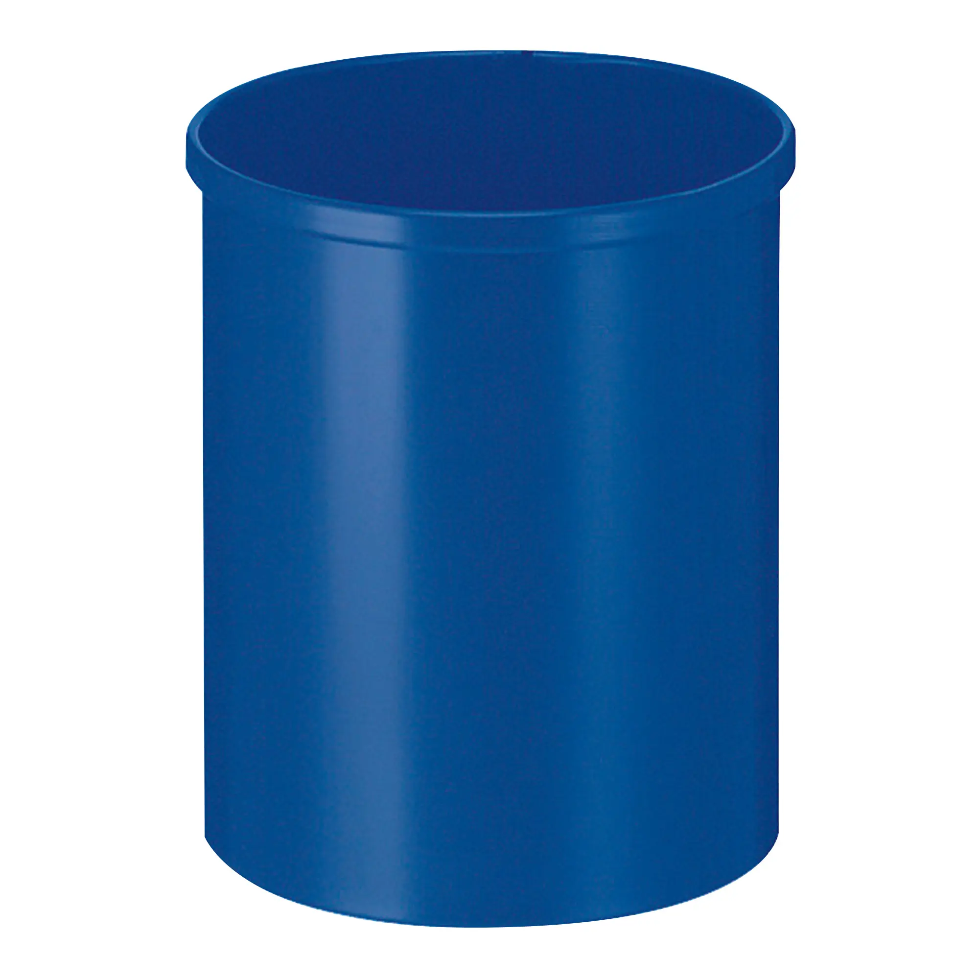 V-Part Runder Papierkorb Metall 15 Liter blau 31026432_1