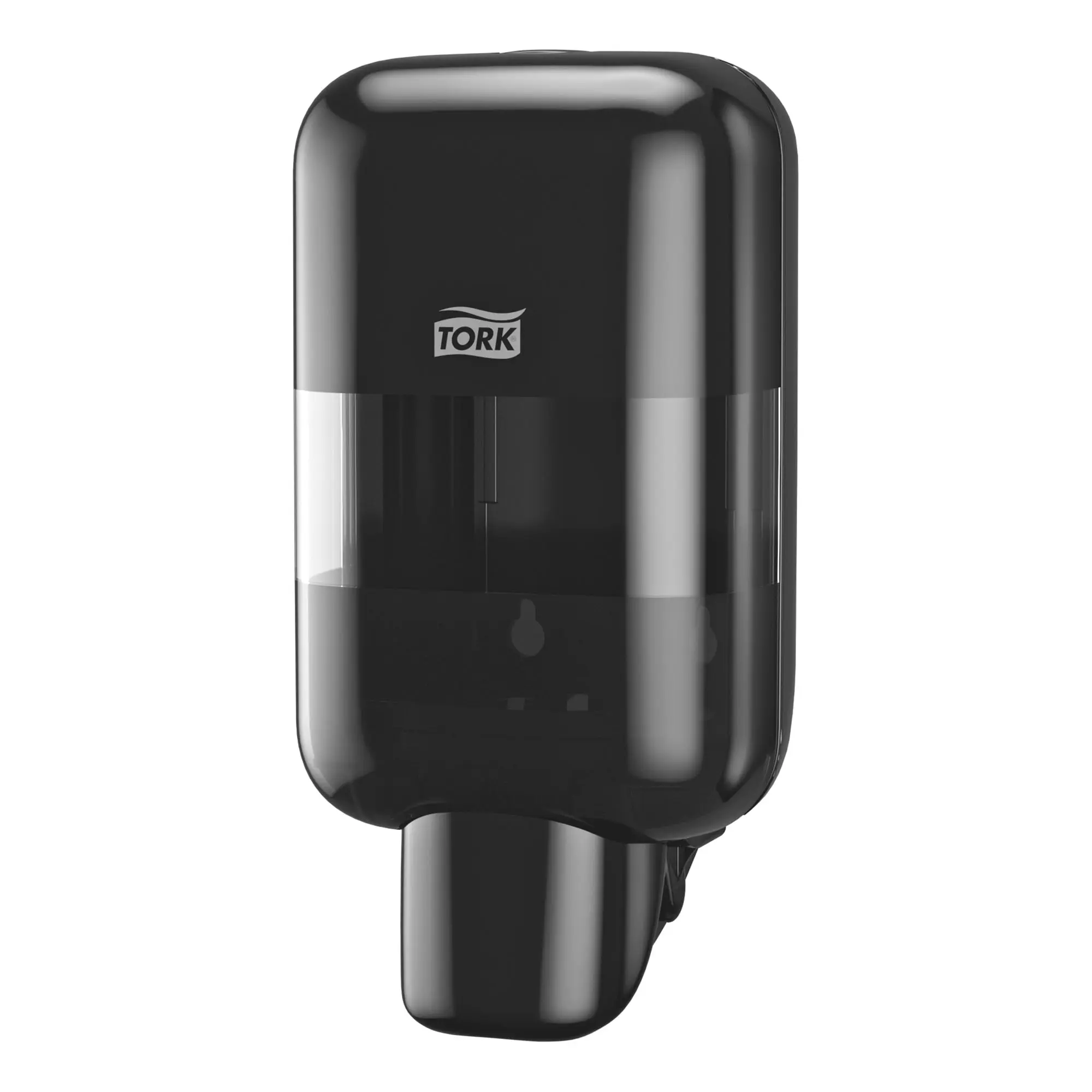 Tork Elevation Mini-Spender für Seifen und Desinfektionsmittel S5 525 ml in Schwarz für Schaumseife, Flüssigseife und Desinfektion, Artikel 565208