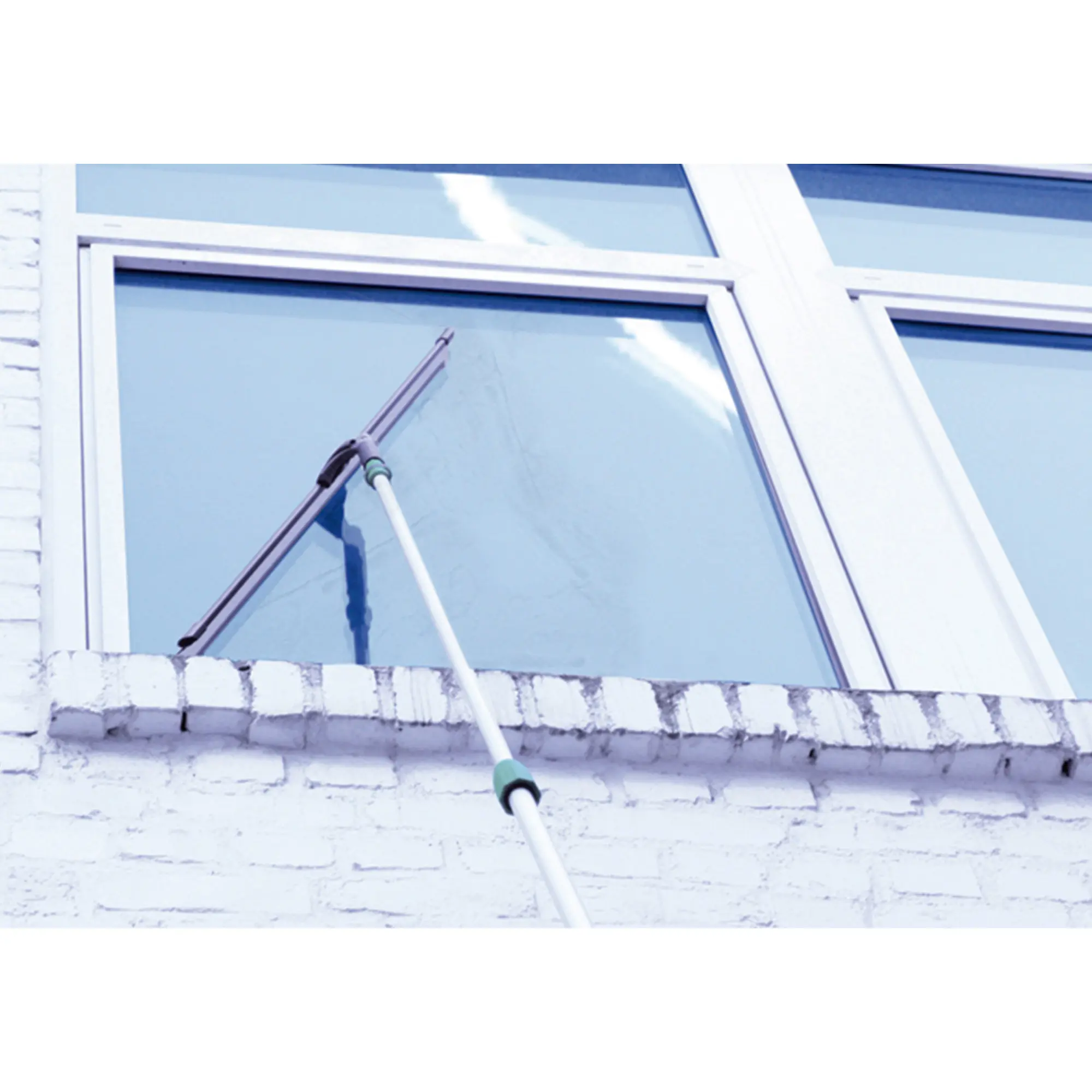 Unger ErgoTec Ninja Fensterwischer mit 40° Kopfneigung komplett von Unger, ergonomischer Profi-Fensterabzieher für Glasreinigung