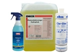 Eilfix Clar Glas Glasreiniger Set mit Sprühflasche, Inker Hygienereiniger Kanister und Eilfix Glasreinigerflasche zur professionellen Glas- und Oberflächenreinigung, Artikelnummer 1000