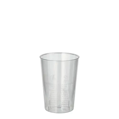 Starpak 40 Trinkbecher, PS 0,1 l Ø 5,5 cm, 7,5 cm glasklar