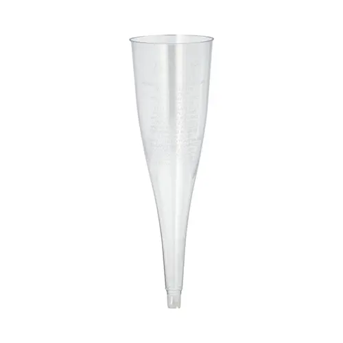 Starpak 50 Stiel-Gläser (Oberteile) für Sekt, PS 0,1 l Ø 5 cm, 17,5 cm glasklar