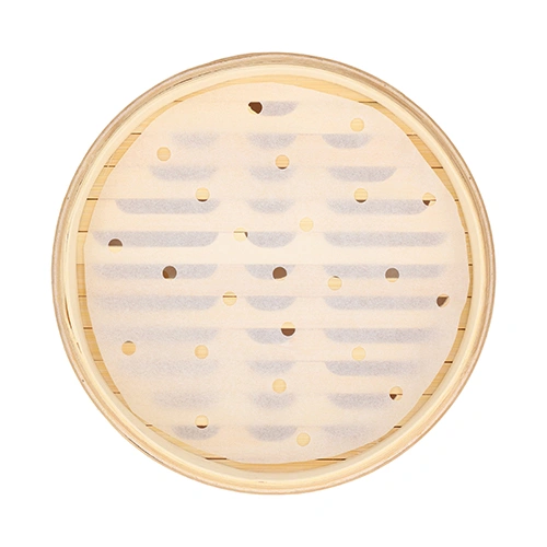 PAPSTAR Dampfgarer Bambus "ASIA" Ø 21 cm, 13,5 cm 3-teilig, 8 x 1 Stück