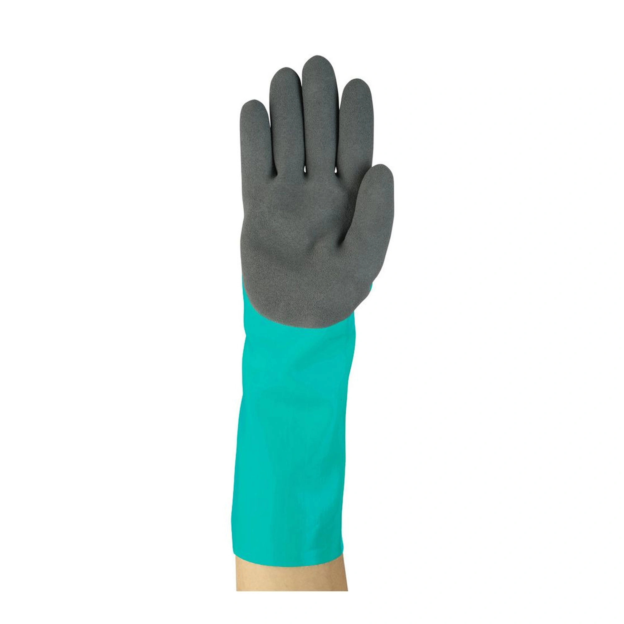Ansell AlphaTec 58-735 Chemikalienschutzhandschuhe grün/schwarz, VE 6 Paar