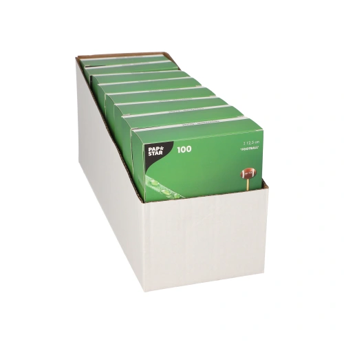 PAPSTAR Fingerfood - Picker 12,5 cm "American Football", 8 x 100 Stück
