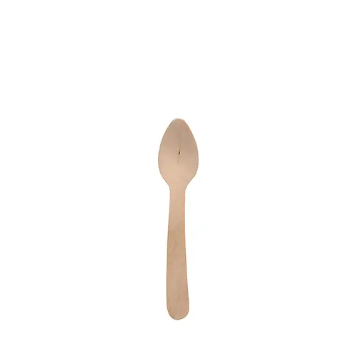 PAPSTAR Kaffeelöffel Holz "pure" 11 cm aus hellem, FSC-zertifiziertem Birkenholz, splitterfrei poliert und stabil, 4 x 250 Stück