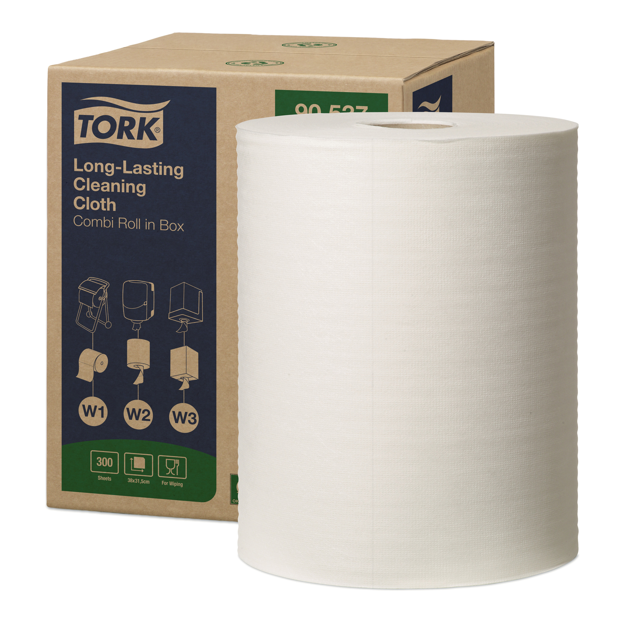 Tork 90537 langlebige Reinigungstücher W2, W3, W1