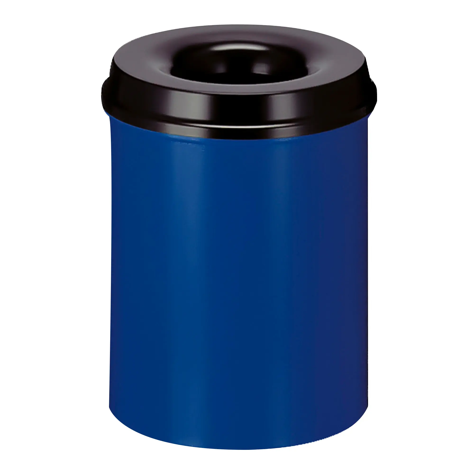 V-Part Feuerlöschender Papierkorb 15 Liter blau/schwarz 31001255_1