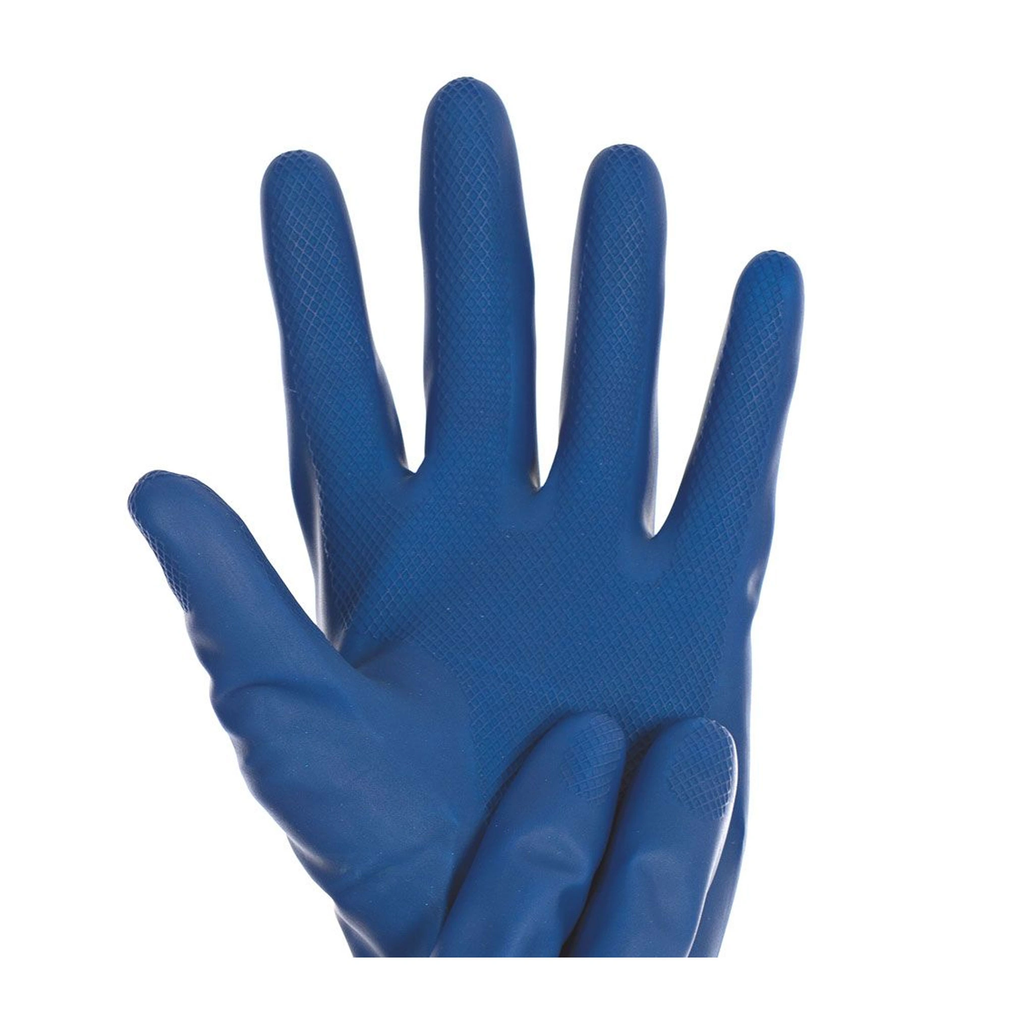 Hygostar Satin Blue Chemikalienschutzhandschuhe blau, VE 10 Paar