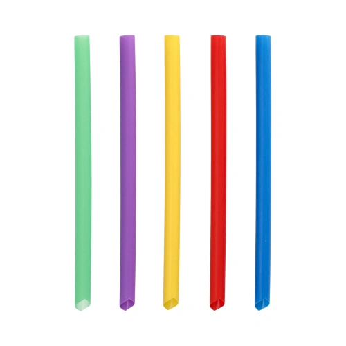 Starpak Mehrweg-Bubble Tea Halme PP Ø 12 mm, 20 cm farbig sortiert einseitig spitz, 6 x 200 Stück