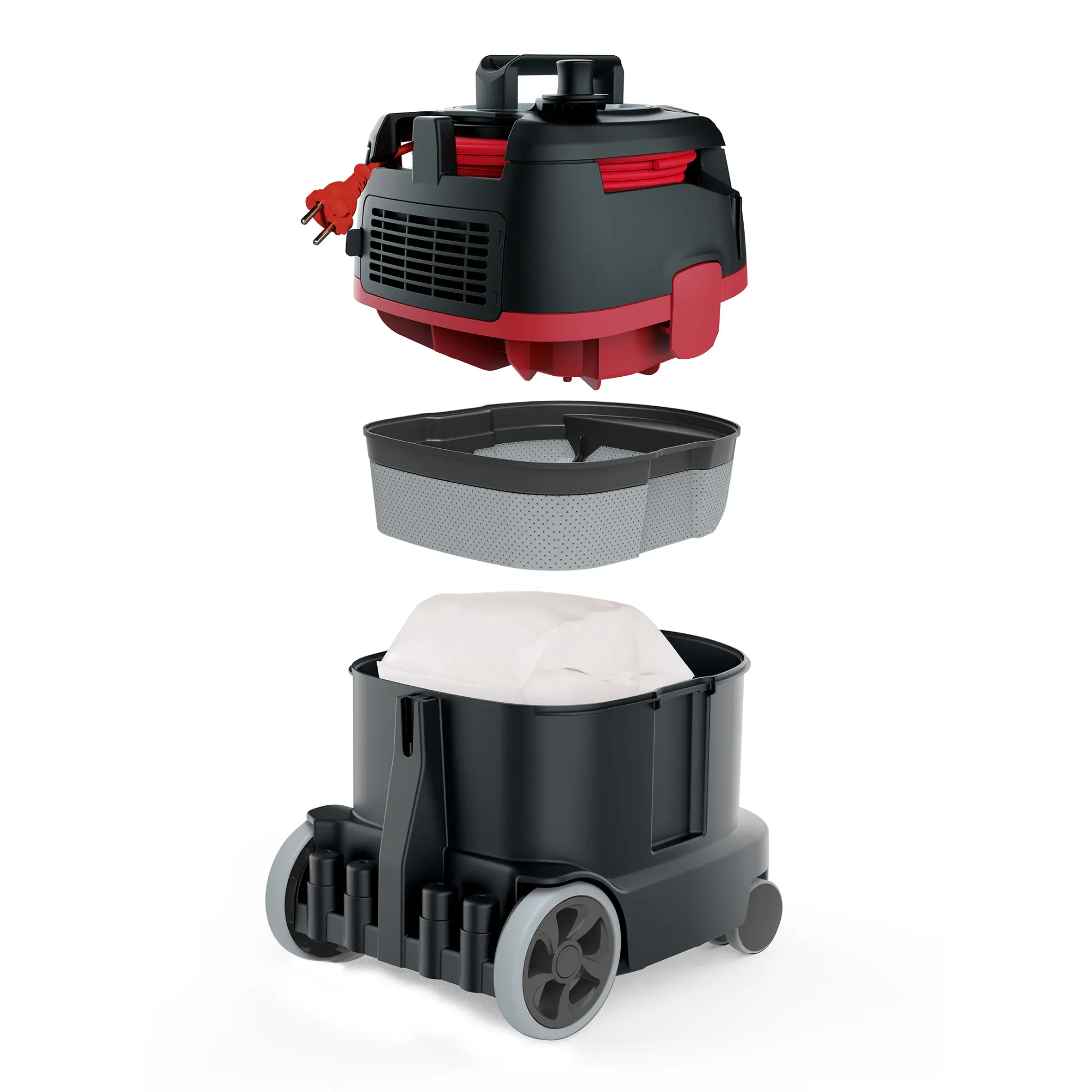 Sprintus Staubsauger ERA PRO ZERO mit Bordcomputer, interaktivem Touchdisplay, Füllstandsanzeige, Reservefach und USB-Anschluss für professionelle Reinigung