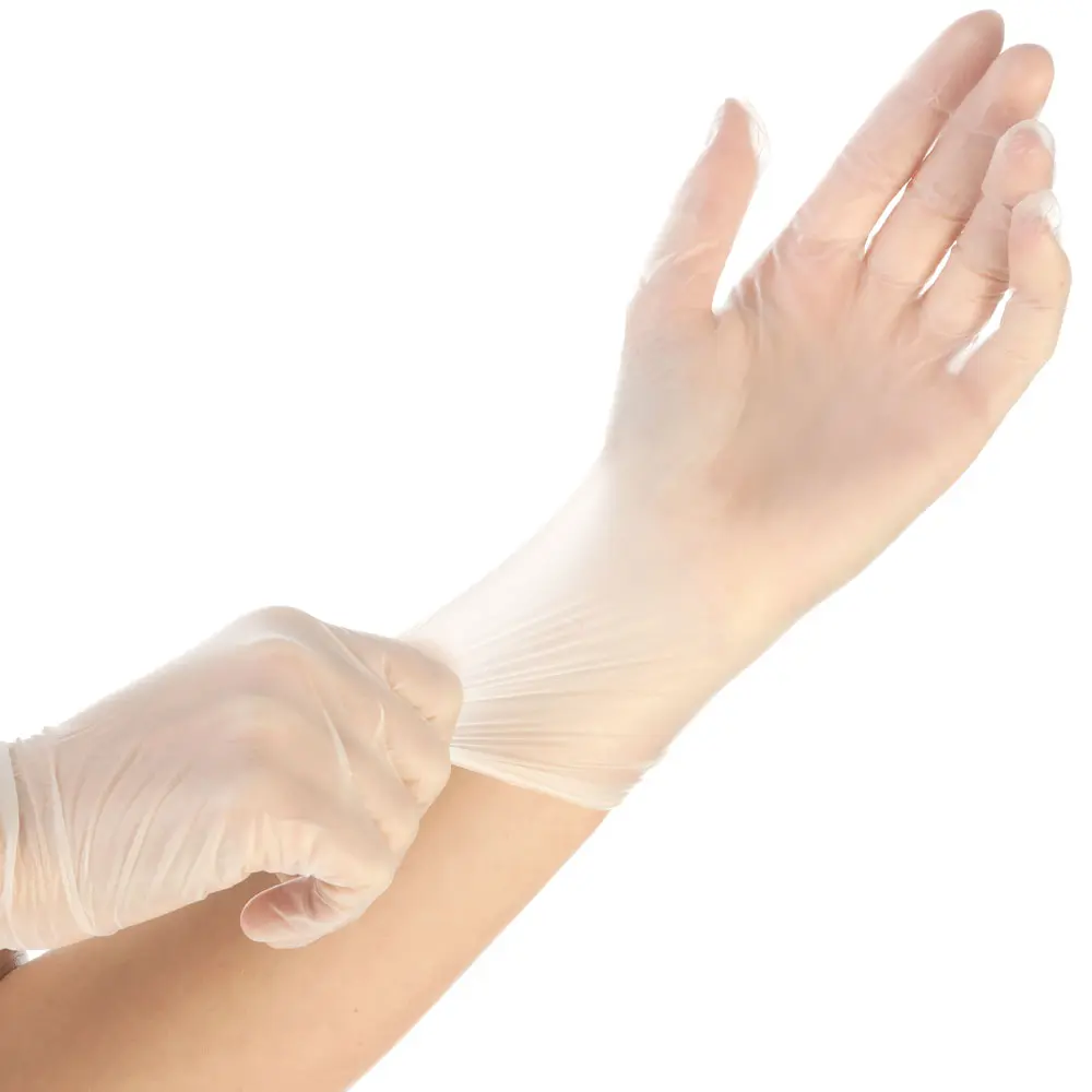 Hygostar Classic Vinylhandschuhe transparent gepudert, VE 1000 Stück