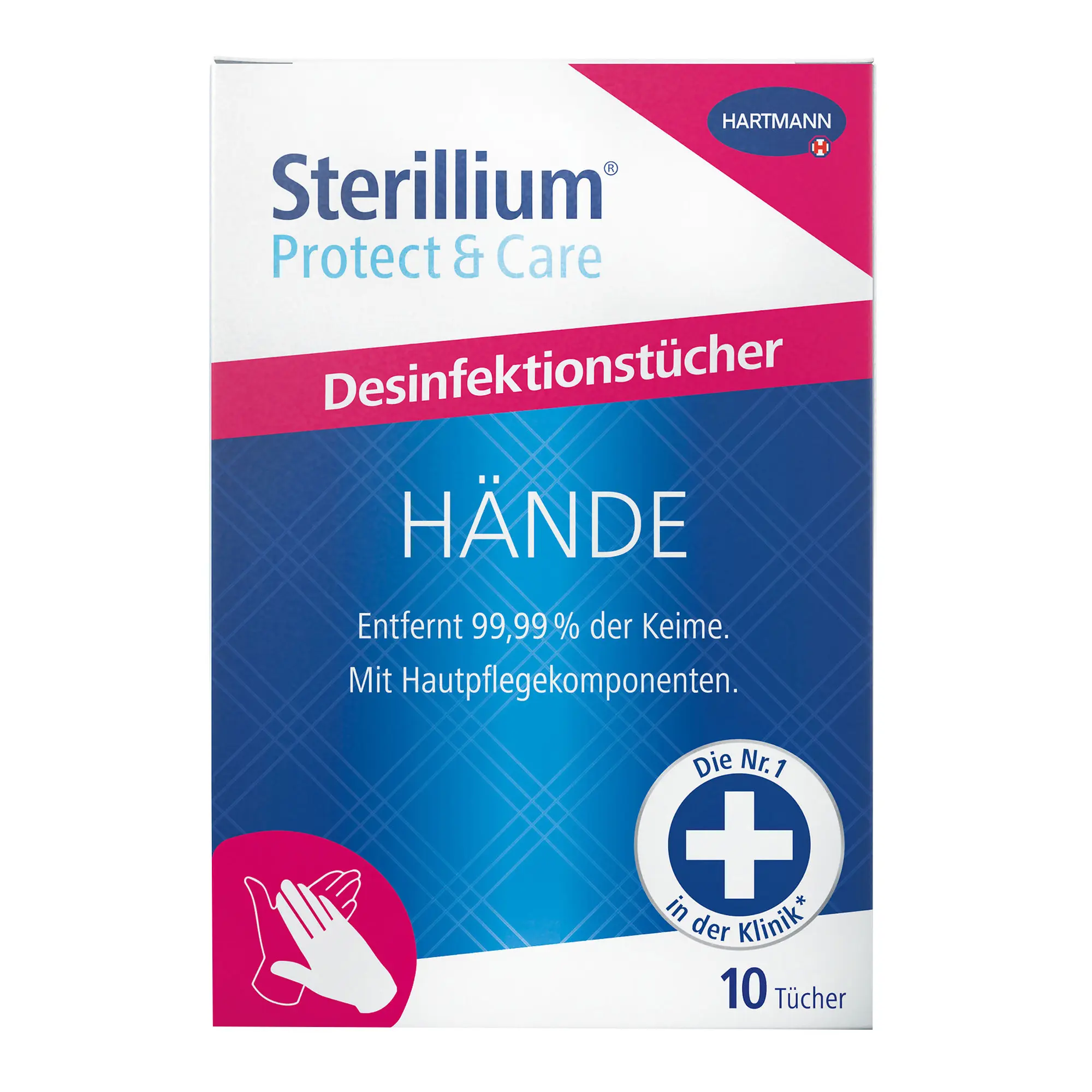 Bode Sterillium Protect & Care Hände Desinfektionstücher 10 Schachteln 10 Tücher 9815650_1