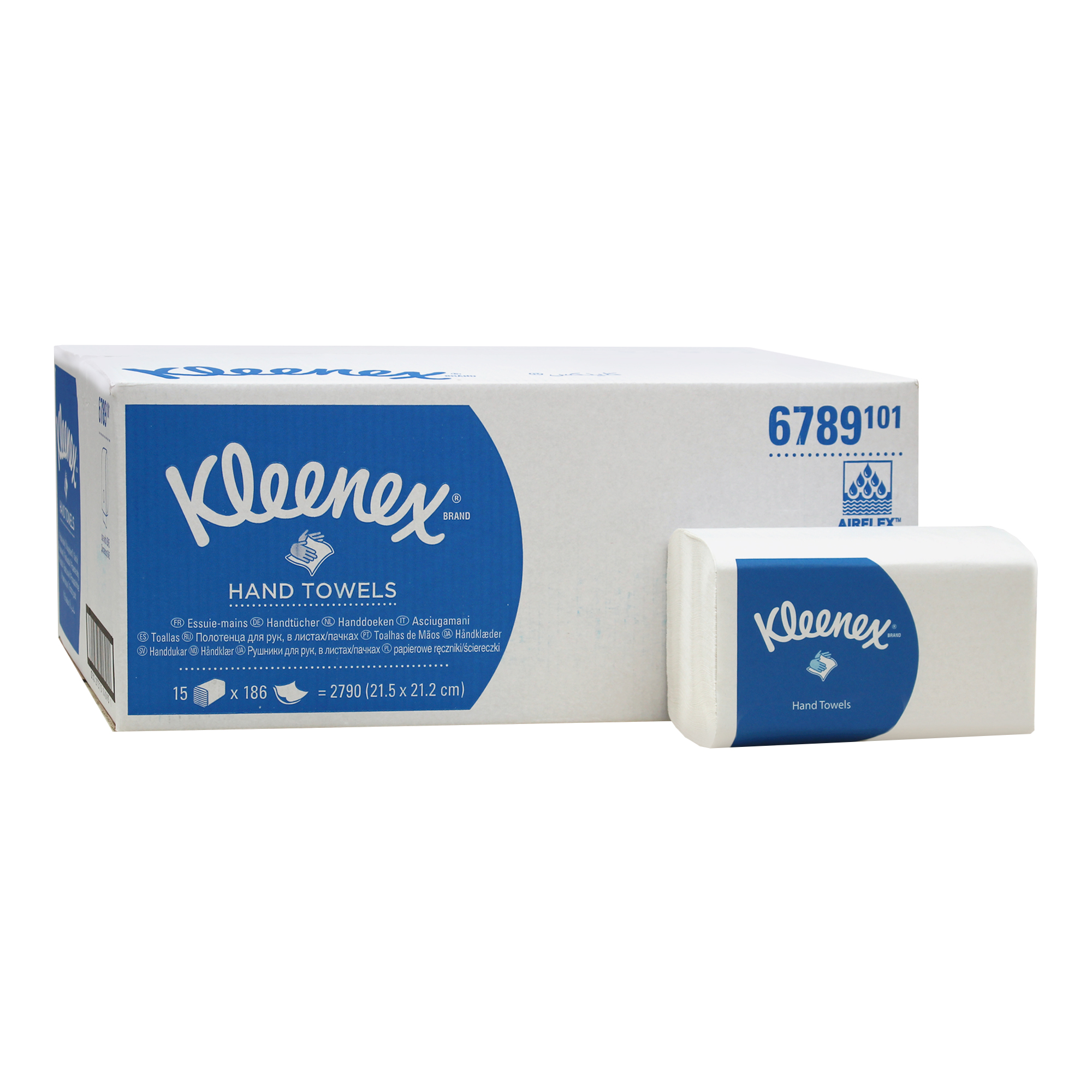 Kleenex 6789 Papierhandtücher Interfold-Faltung 2-lagig weiß