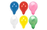 Luftballons bunt sortiert in Blau, Rot, Rosa, Weiß, Gelb und Grün für Partydeko, Geburtstage und Feiern, Art.-Nr. 0000