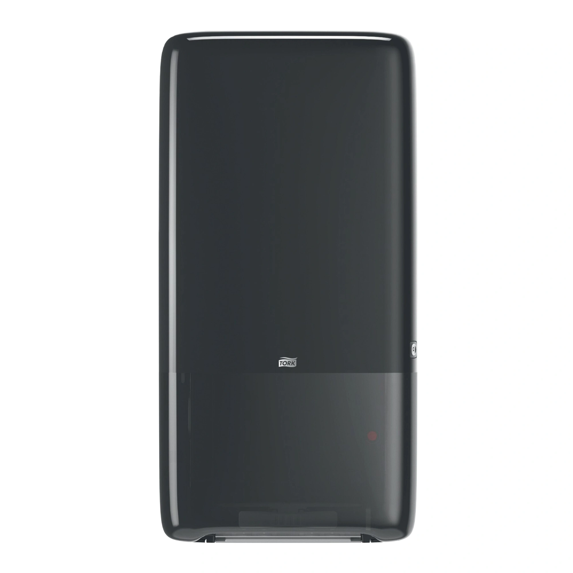 Tork PeakServe Endlos Handtuchspender H5 in Schwarz, schlankes Hochformat für hochfrequentierte Waschräume, kompatibel mit Tork 552508 und 552500
