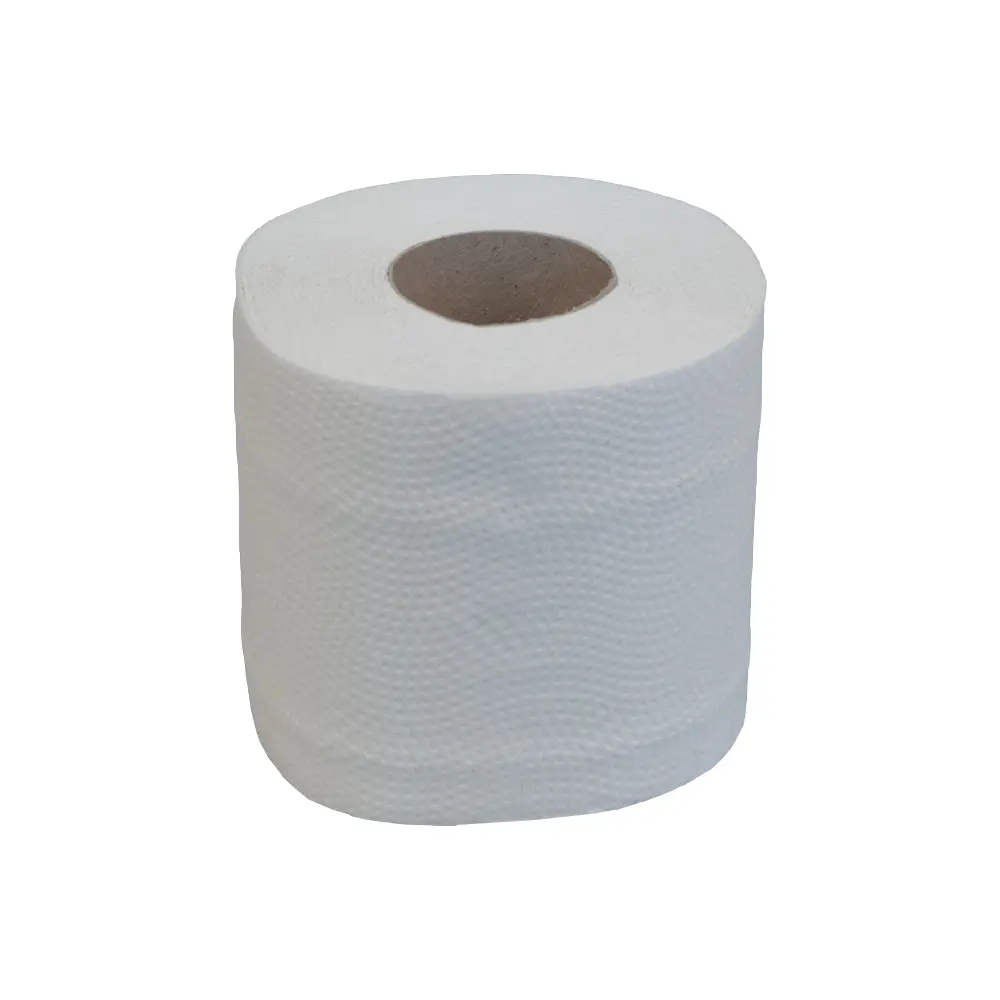 Katrin Basic Toilet 250 Toilettenpapier 2-lagig 250 Blatt weiß 64 Rollen saugstark 169505