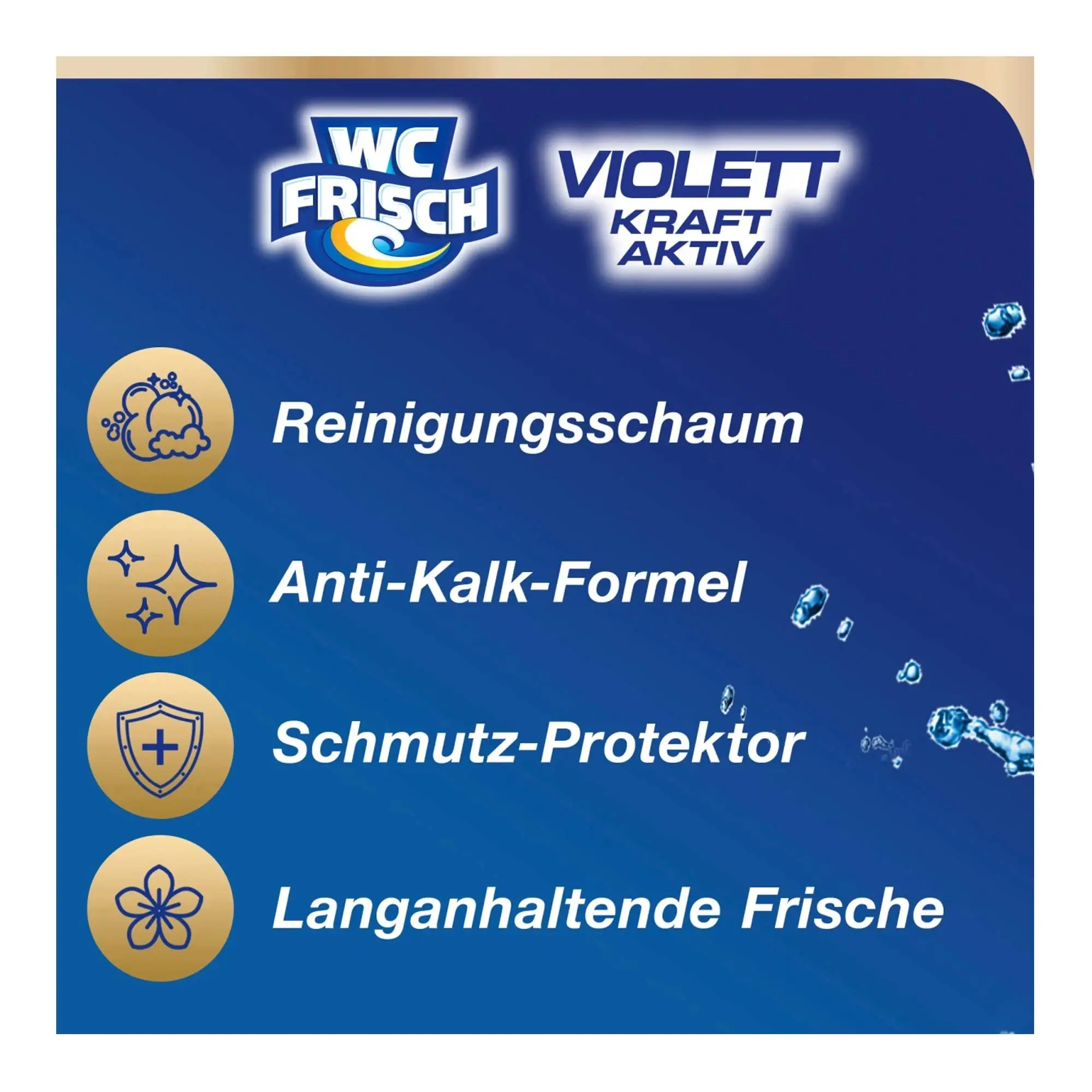WC Frisch Violett Kraft-Aktiv Magnolie WC-Farbspüler